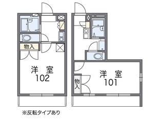 レオパレスＫＵＷＡＤＡの物件間取画像